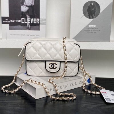 Chanel 25P Camera Bag AP4516 （White）