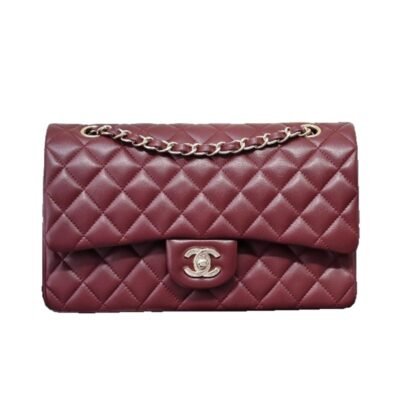 酒红 Chanel CF Classic Flap(Bordeaux)