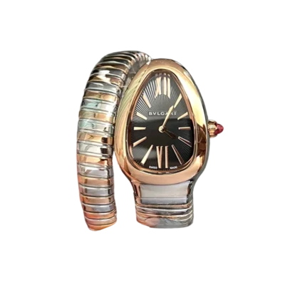Bvlgari Serpenti 102123 BV Factory Rose Tone Black Dial