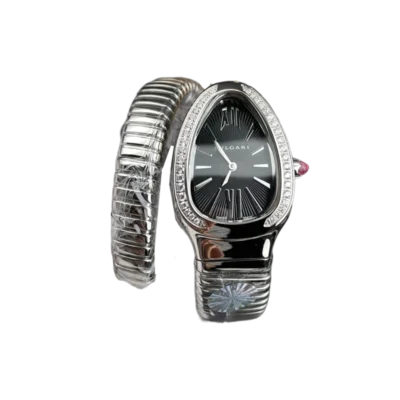 Bvlgari Serpenti 103254 BV Factory Silvery Black Dial