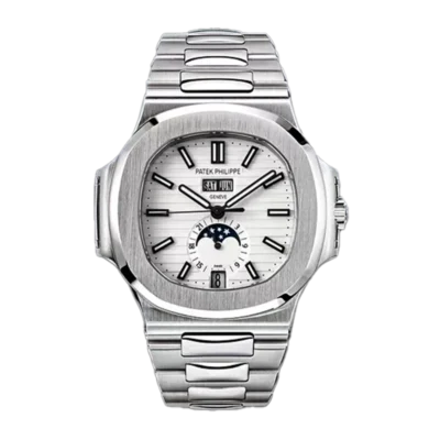 Nautilus 5726/1A-010 1:1 Best Edition White Textured Dial on Cal.324