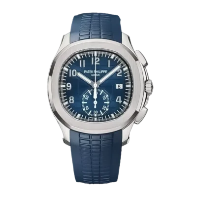 Aquanaut 5968G-001 Blue Textured Dial Automatic Chronograph Watch