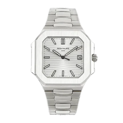 58211A002 Cubitus 5821/1A-007 WhiteTextured Dial On SS Bracelet and A330 SC Movement