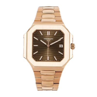 58211A003 Cubitus 5821/1R-002 Brown Textured Dial On SS Bracelet and A330 SC Movement