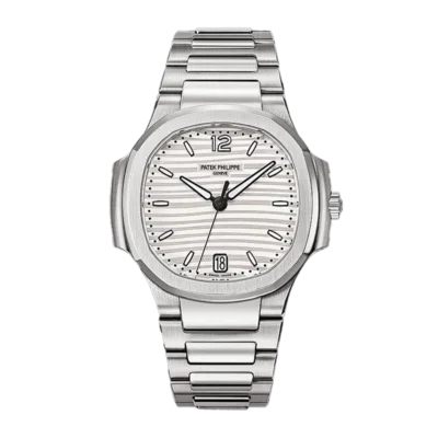 Nautilus 7118/1A-010 White Textured Dial on Cal.324