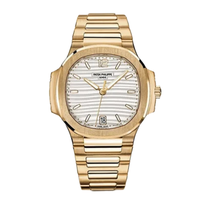 Nautilus 7118/1R-001 White Textured Dial on Cal.324