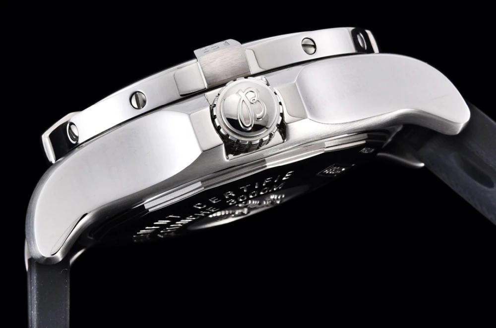 Breitling Avenger II Seawolf A1733110 Silver Case Screw-Down Crown with Logo