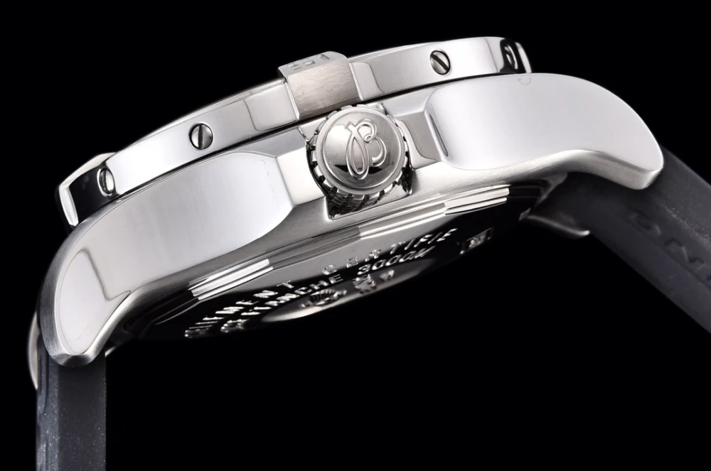 Breitling Avenger II Seawolf A17331101I1S2 Matte Silver Case Screw-Down Crown with Logo