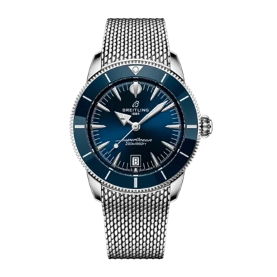 Superocean Heritage 42mm in Blue Dial and Blue Bezel 1:1 Best Edition on SS A2824