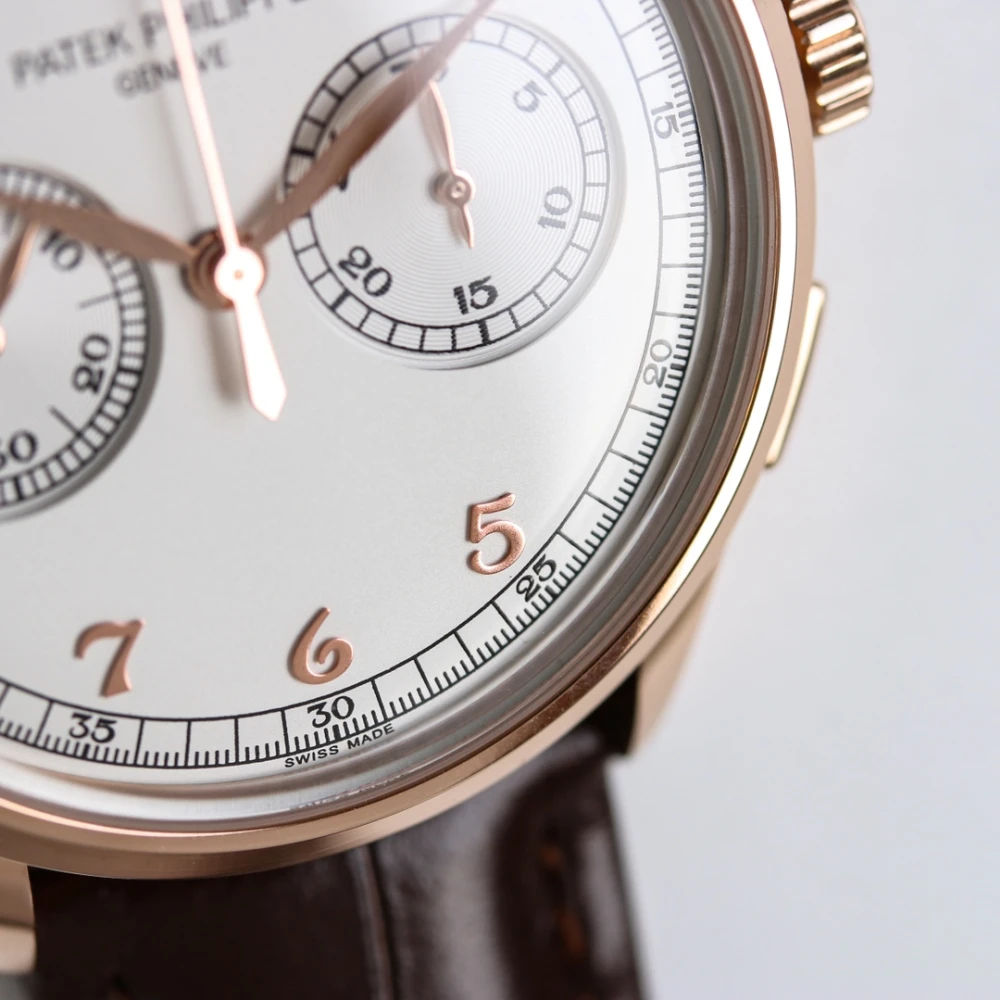 Patek Philippe 5170R-001 Chronograph Sub-dial Close-up with White Dial lower part
