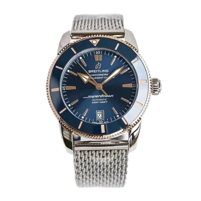 Superocean Heritage 42mm in Blue and Gold Dial  1:1 Best Edition on SS A2824