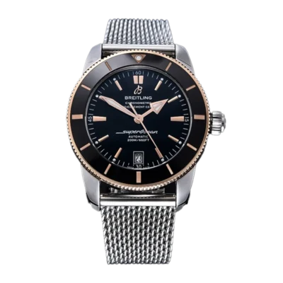 Superocean Heritage 42mm in Black and Gold Dial 1:1 Best Edition on SS A2824