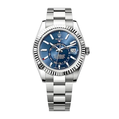 M326934 0003 Sky-Dweller M326934-0003 Blue Dial on SS Bracelet Asian 23J to 9001 Atomatic Watch