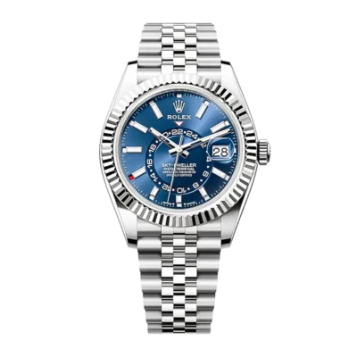 M326934 0004 Sky-Dweller M326934-0004 Blue Dial on Jubilee Bracelet Asian 21J To 9001 Atomatic Watch