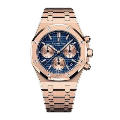 Audemars Piguet Royal Oak 26240 Chronograph Blue Dial Front View