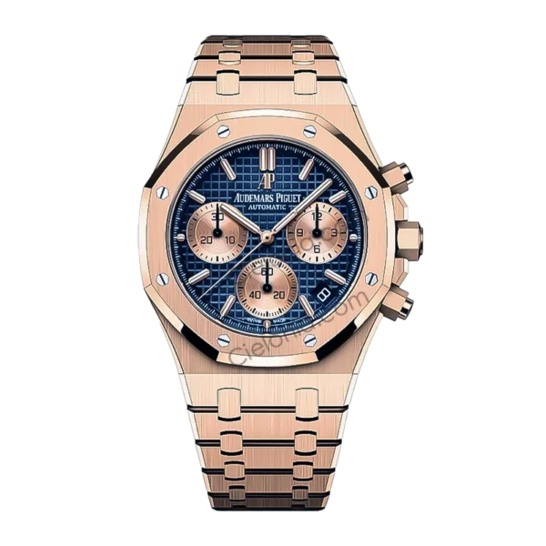 Audemars Piguet Royal Oak 26240 Chronograph Blue Dial Front View