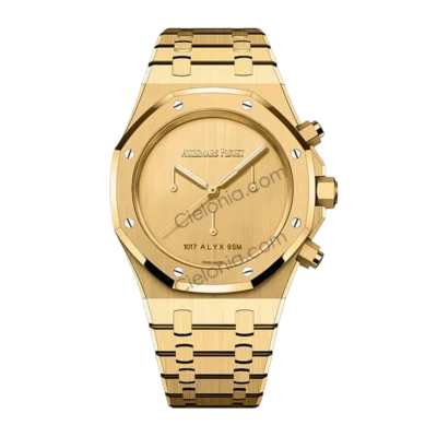 Audemars Piguet Royal Oak 26240 Chronograph Gold Dial Front View