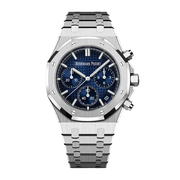 Audemars Piguet Royal Oak 26240 Chronograph Gradient Blue Dial Front View