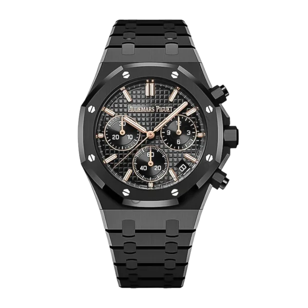 Audemars Piguet Royal Oak 26240 Chronograph Blakc Dial Front View