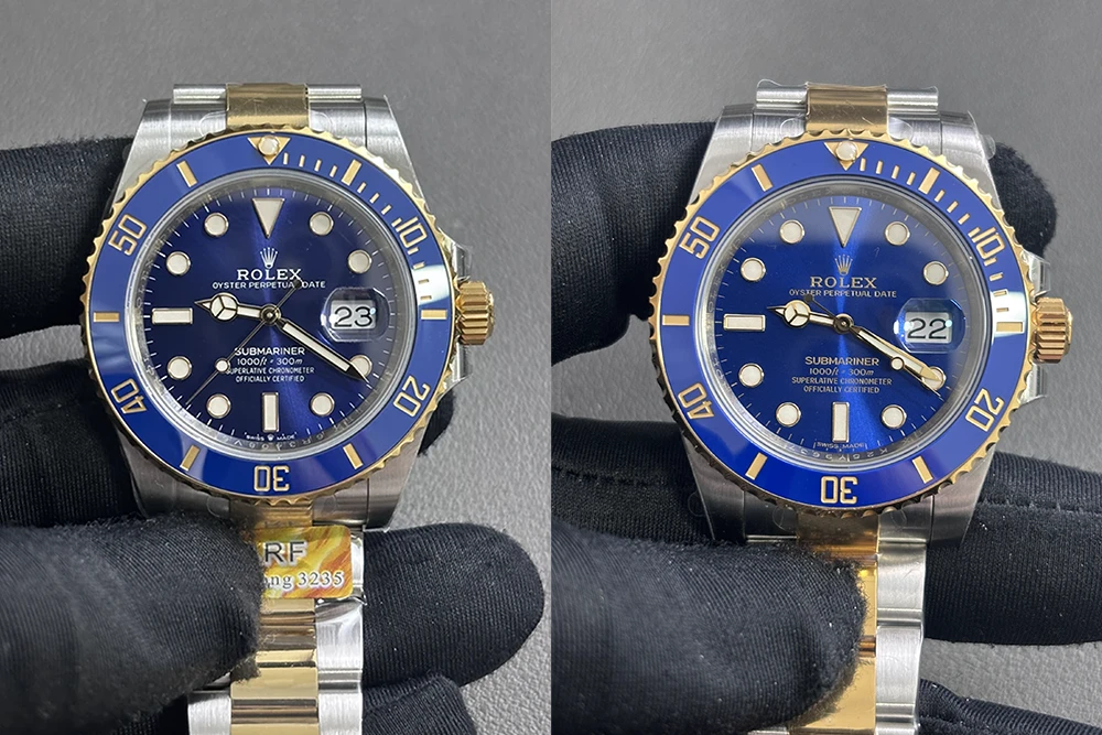 The Ultimate Upgrade for Two-Tone Blue Submariner! ARF Factory V2 Weighted Edition at 176g, with DD3235 Movement , 41mm VS 40mm