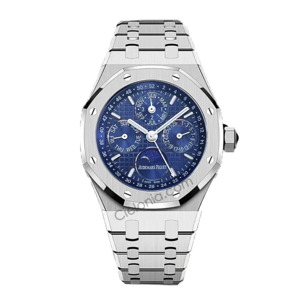 Audemars Piguet Royal Oak Perpetual Calendar 41mm Blue Dial Steel Automatic Watch