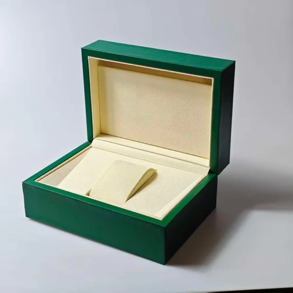 Luxury Green Leather Premium Watch Packaging Box Set  (OEM/Wholesale)